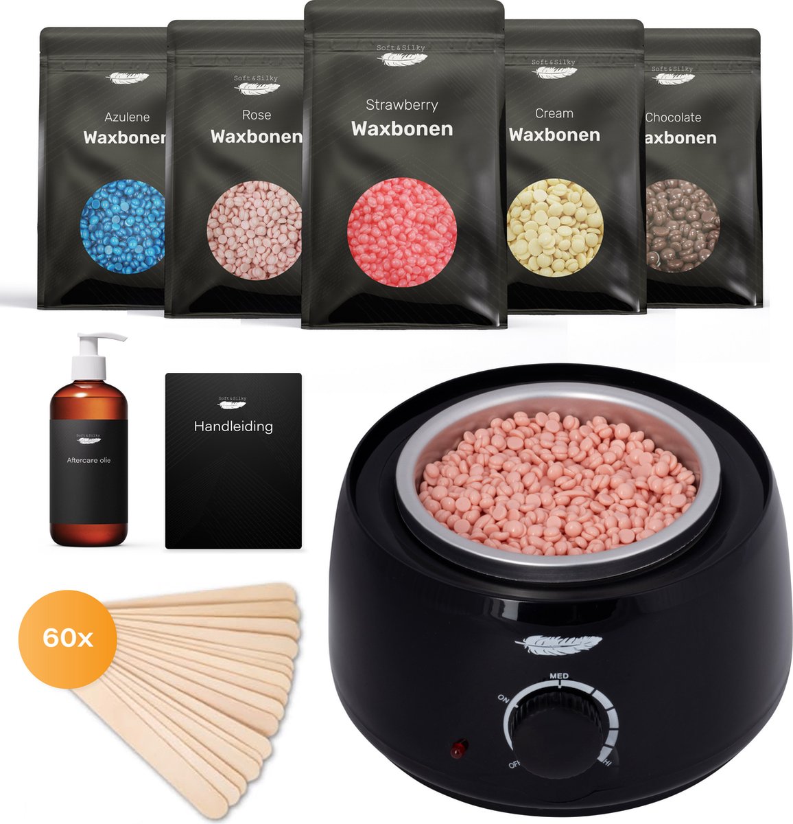 Ruby Wax apparaat set - incl. Wax beans