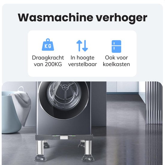 Wasmachine Verhoger - Wasmachine Opbouwmeubel