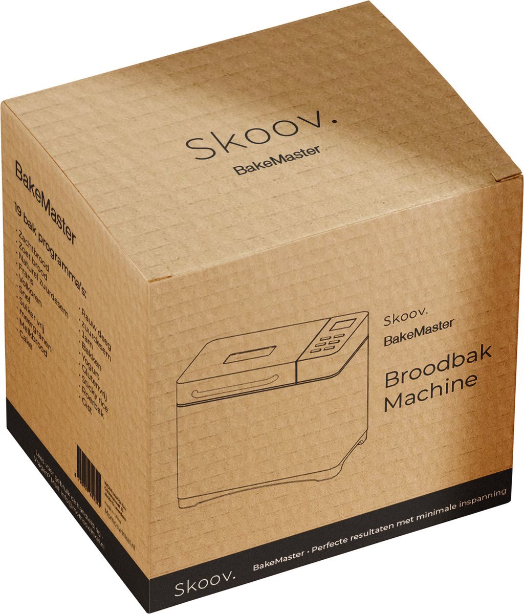 Skoov BroodbakMachine - 19 programma's