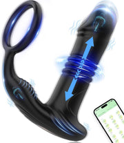 Jespro Prostaat vibrator met cockring - Vibrerende buttplug
