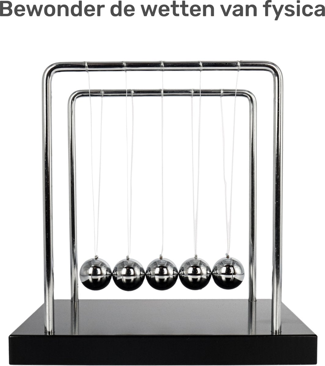 Newton cradle XL - Hoogwaardige Newton Pendel