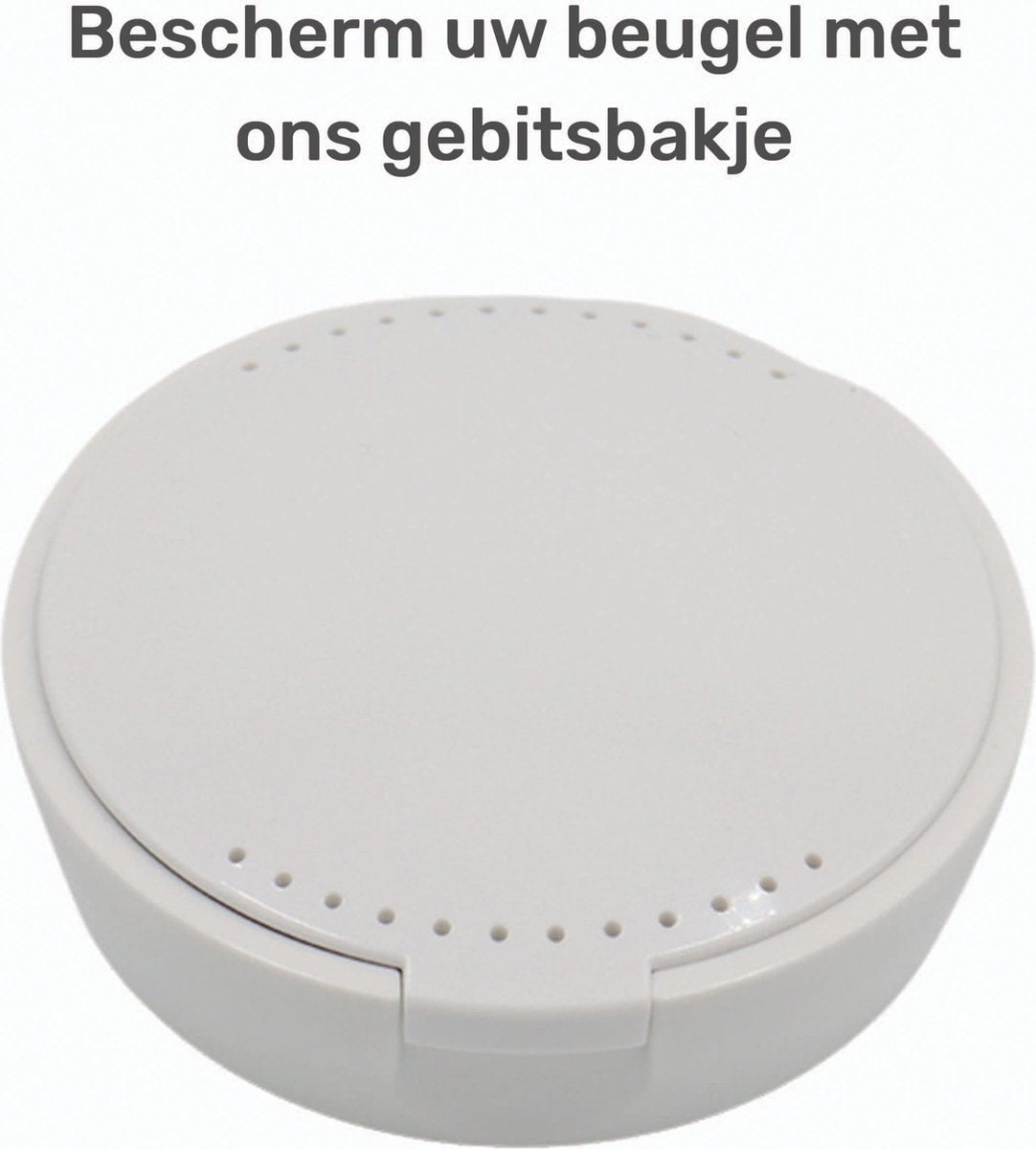 Gebitsbakje - Beugelbakje - Wit Met Spiegel