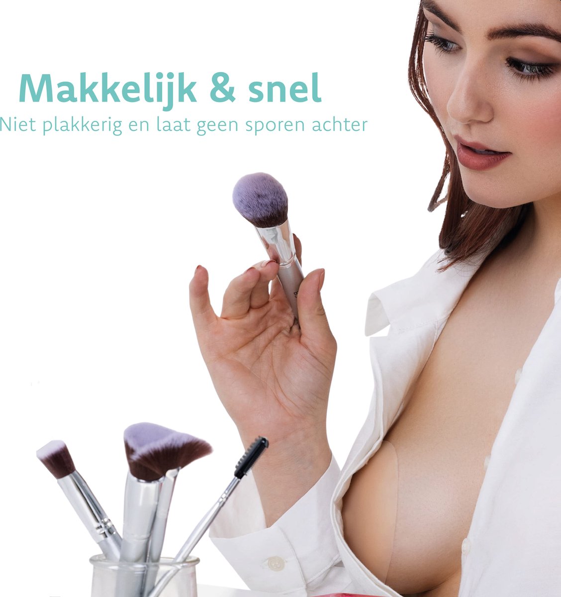 Soft & Silky - Nipple covers - 2 Stuks - Herbruikbaar - Siliconen - Zelfklevend - Boob tape - Tepelplakkers - Tepelstickers