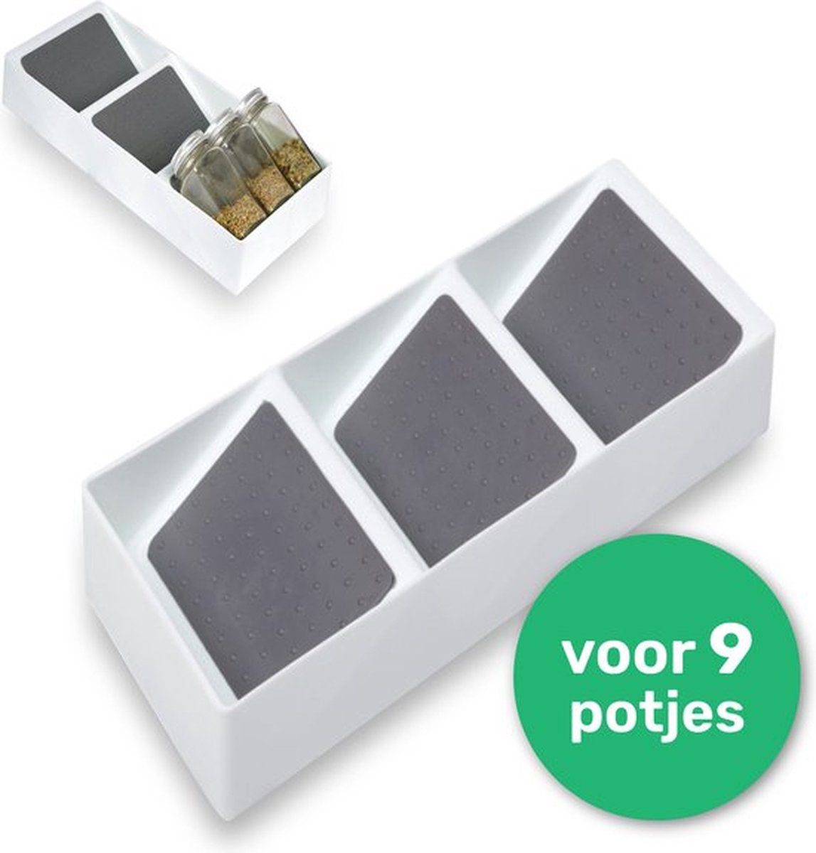 Kruidenrek - Voor 9 potjes - Lade