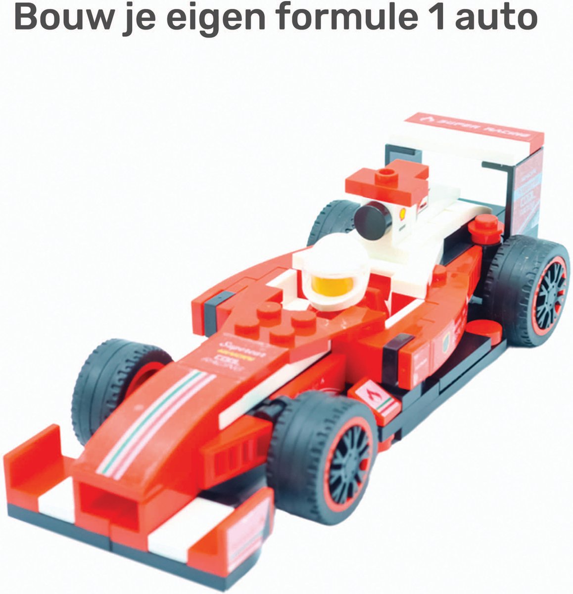 LBB Formule 1 race auto - 143 Bricks Bouwstenen