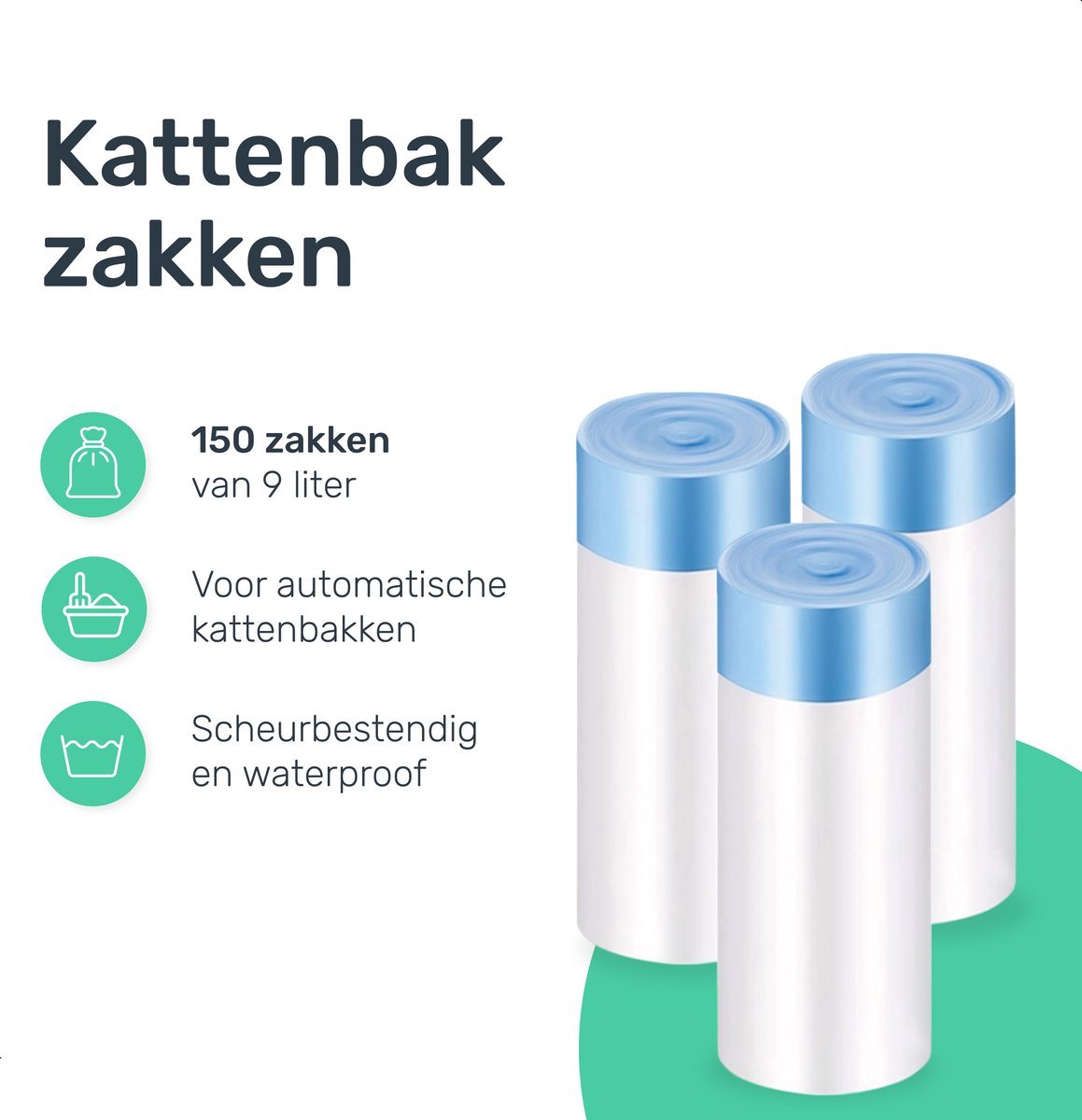 Automatische Kattenbak Zakken - 75 zakken