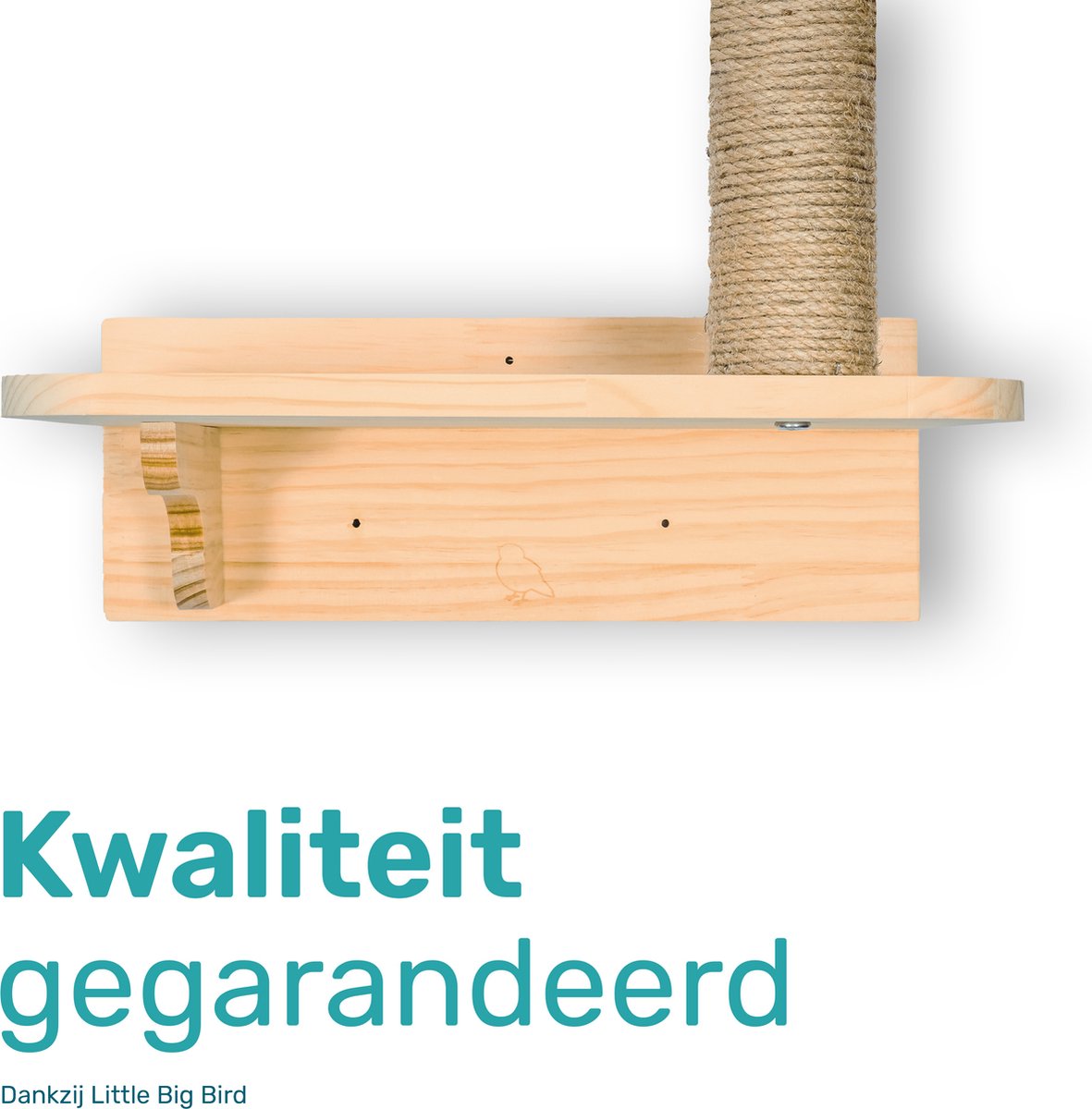 Katten klimmuur - Ladder krabpaal en huisje