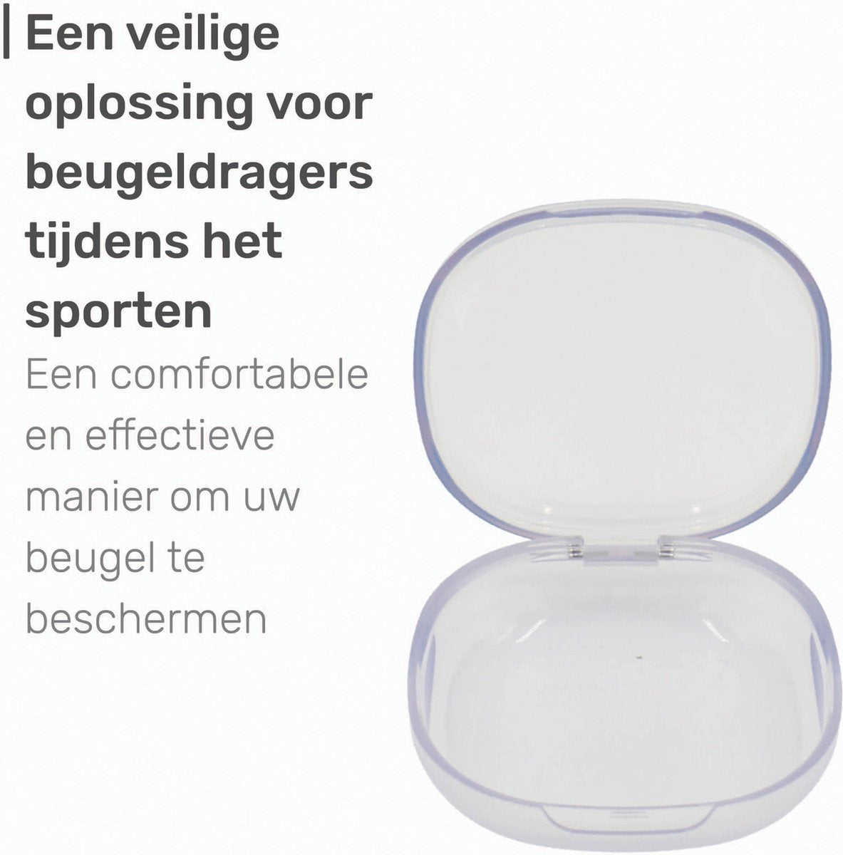 Gebitsbakje - Beugelbakje - Doorzichtig