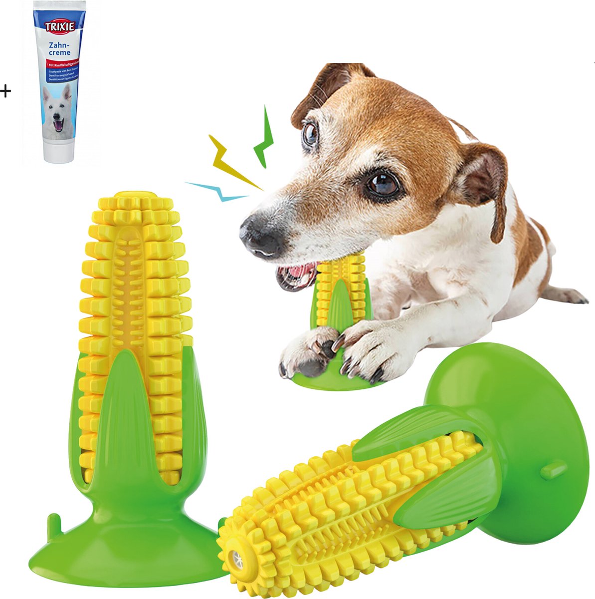 Dutchwide Tandverzorging - Honden - Tandenborstel - Gebitsverzorging - Hond - Speelgoed - Tandsteen verwijderaar - Tandpasta - Mondwater hond