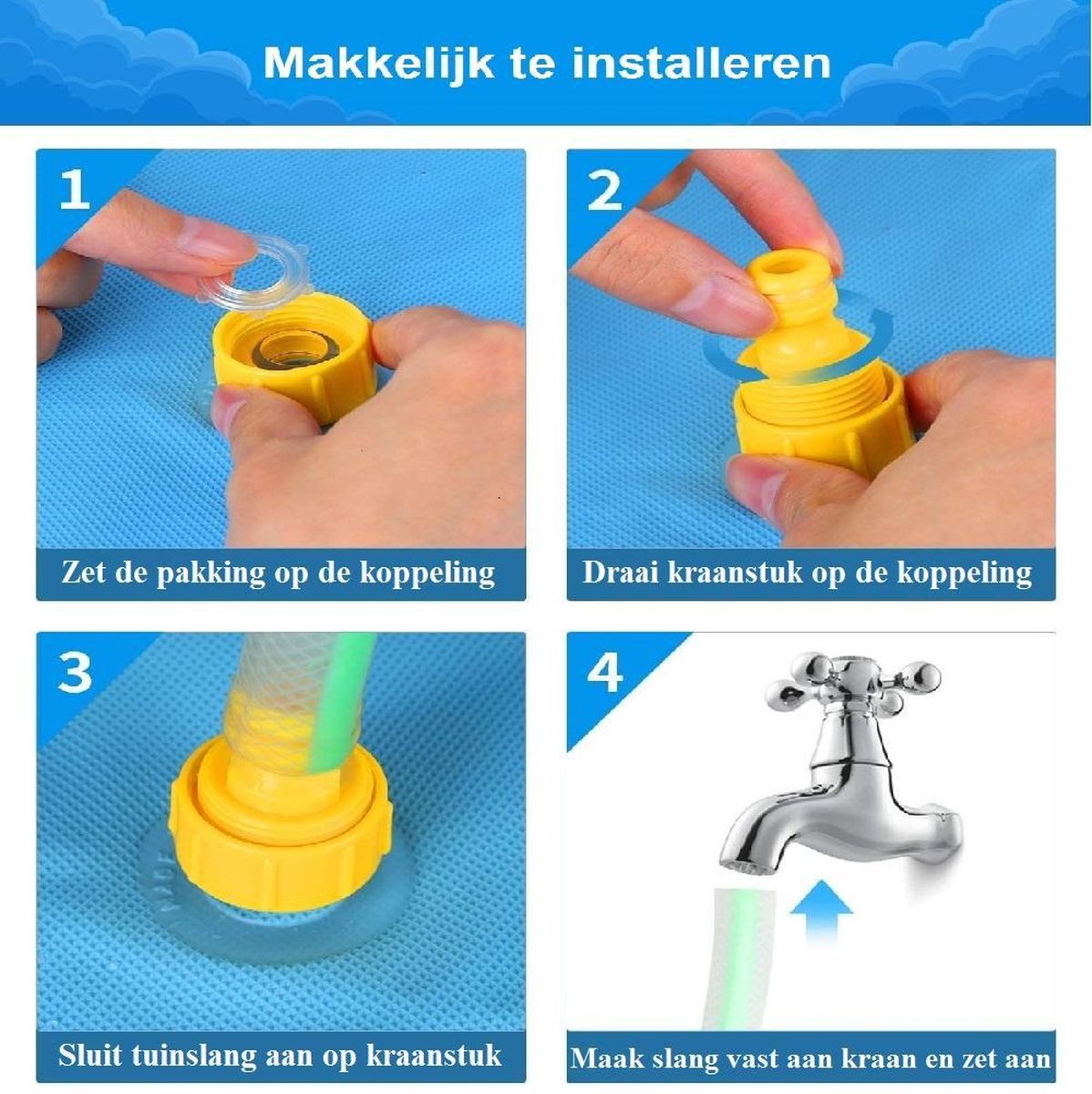 Dutchwide Baby Zwembad - Met Sproeiers - Ø170 - Kinder - Peuter - Zwembadje - Rond - Speelzwembad - waterspeelmat - Kinderzwembad - Babyzwembad