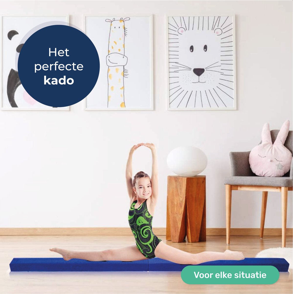 ProSkill Turnbalk - Evenwichtsbalk - Voor thuis