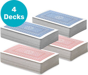 Speelkaarten - 4 pack - 4x 56 kaarten