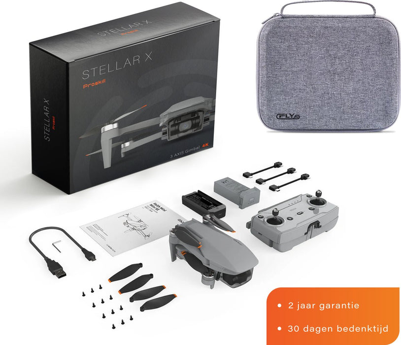 STELLARX Mini Drone Met 4K Camera - 3AXIS Gimbal