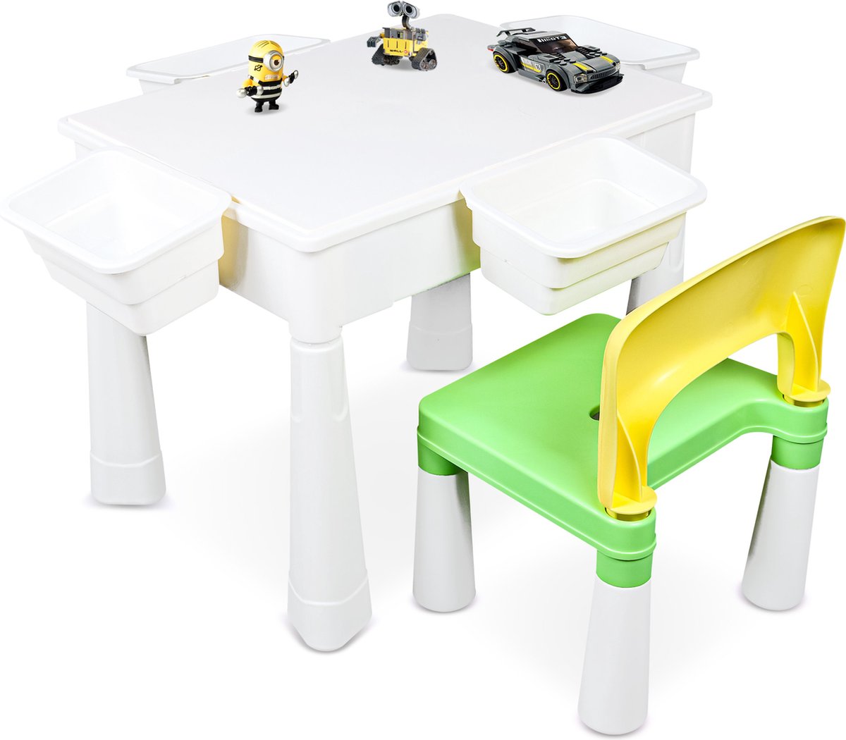 3-in-1 - Speeltafel - Voor - Magnetisch zand