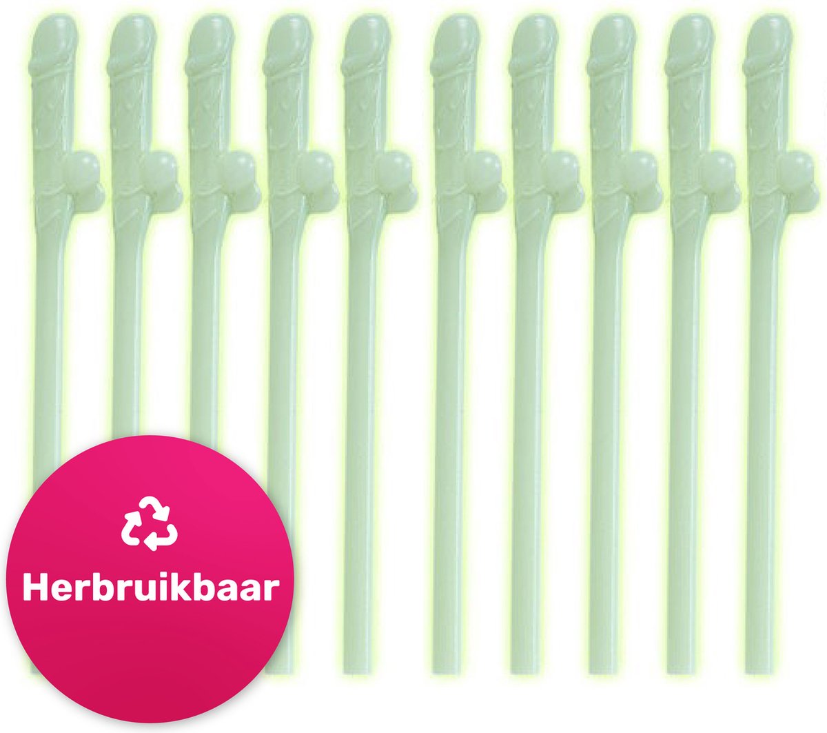 Piemel rietjes - 9 Pack - Herbruikbaar