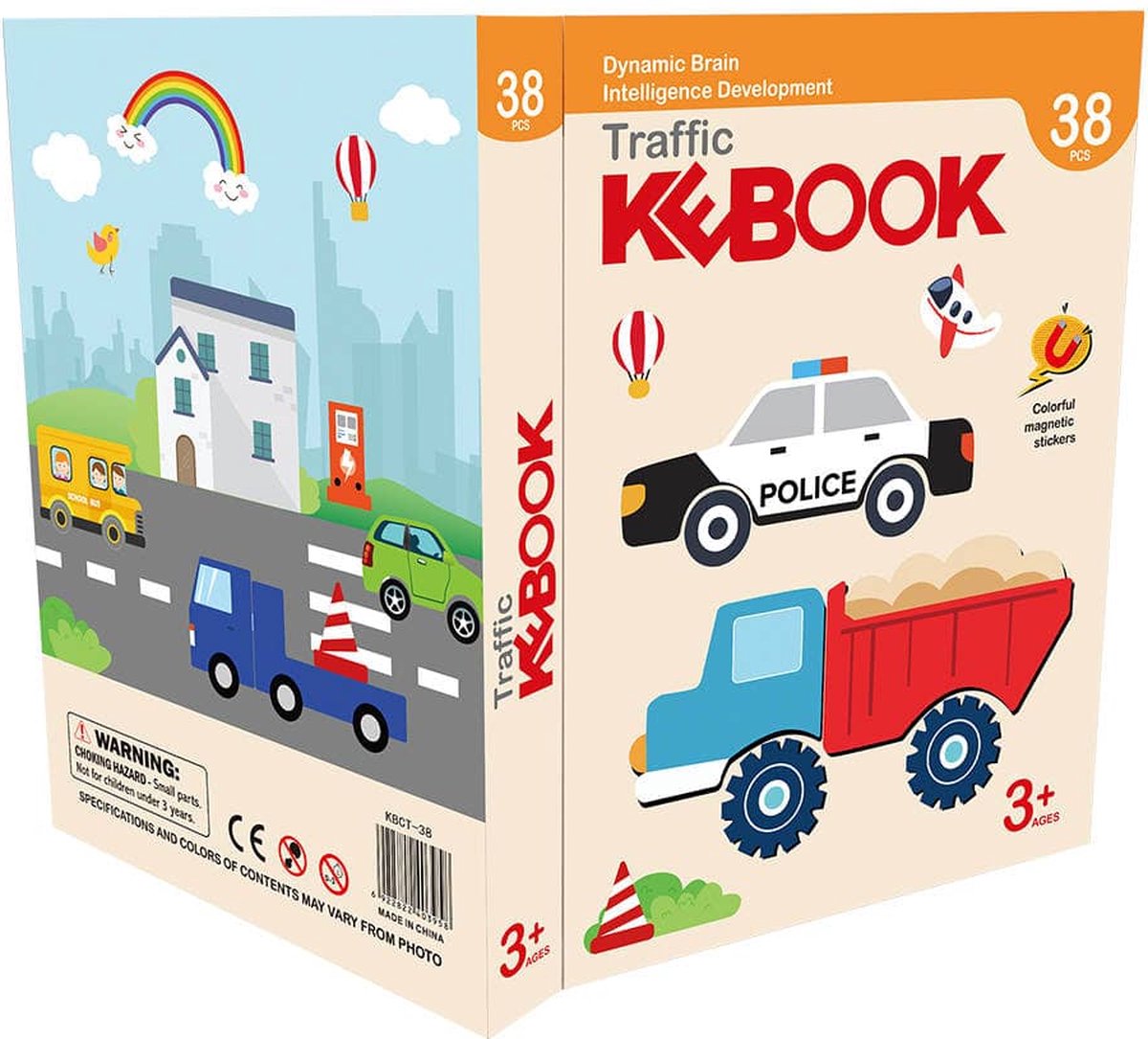 Magneetboek - Politie - 38 magneten