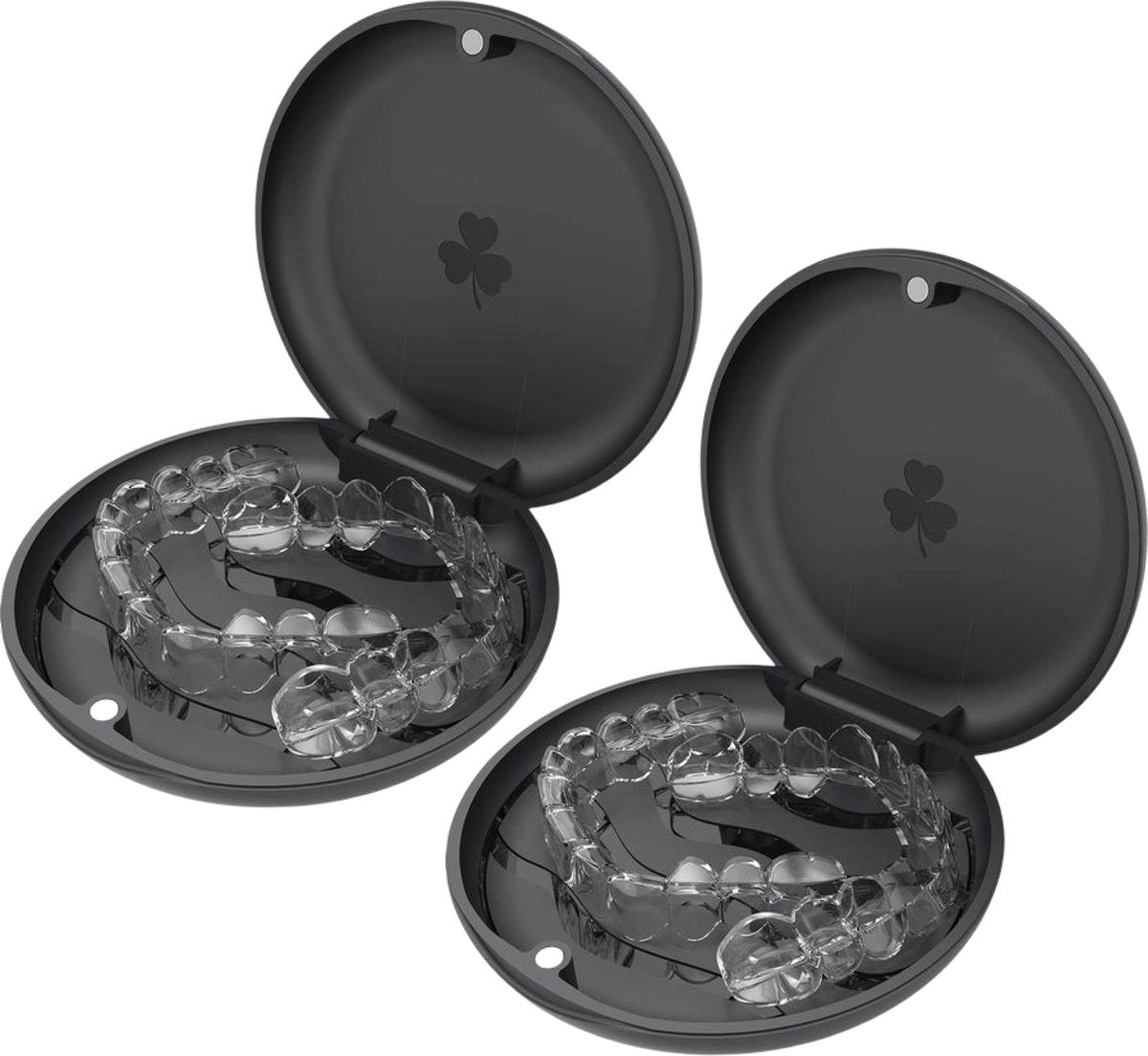 Alyze Gebitsbakje - Zwart - 2 pack -