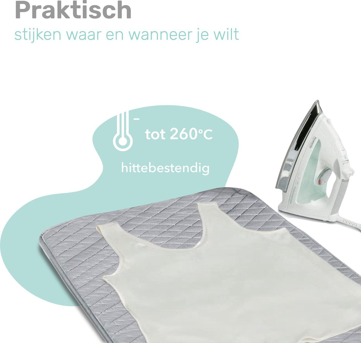 Strijkdeken - 85x50 cm - Lichtgewicht