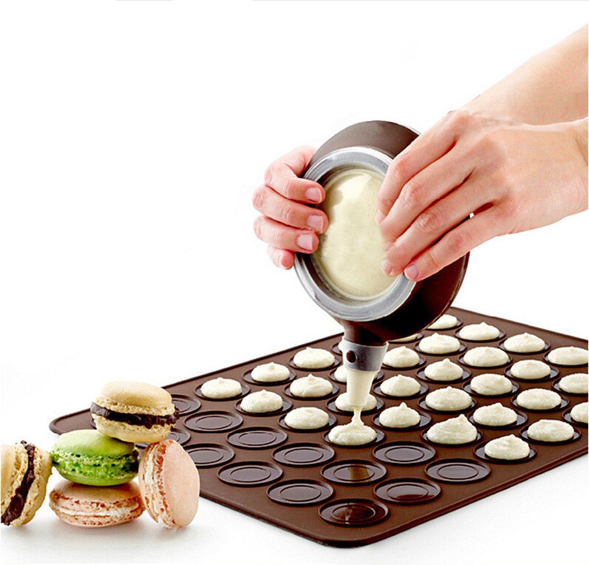 LBB - Macarons bakmat - Voor 48 stuks