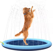 Dutchwide Ø 100cm Hondenzwembad - Met Sproeiers - Anti slip - Hondendouche - Honden - Bad - Water - Speelgoed - Fontein - Buiten - Hond - Zwembad - Hondenbad