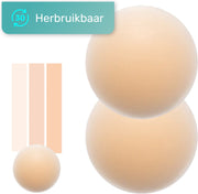Soft & Silky - Nipple covers - 2 Stuks - Herbruikbaar - Siliconen - Zelfklevend - Boob tape - Tepelplakkers - Tepelstickers