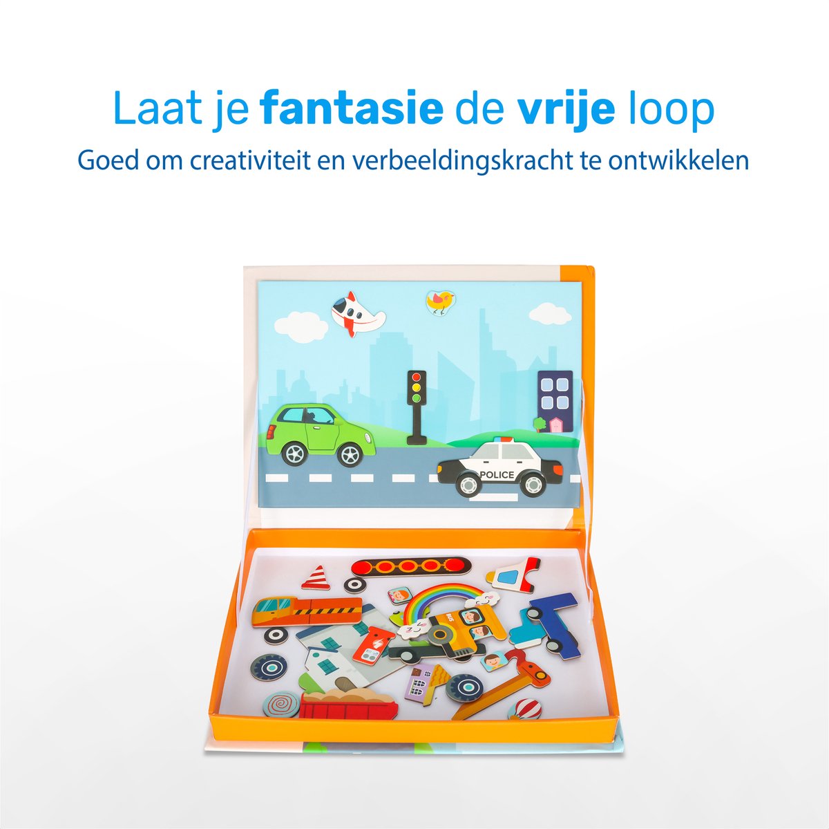 Magneetboek - Politie - 38 magneten