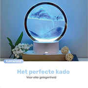 Zandkunst - Blauw - Diameter van 30cm - 360°