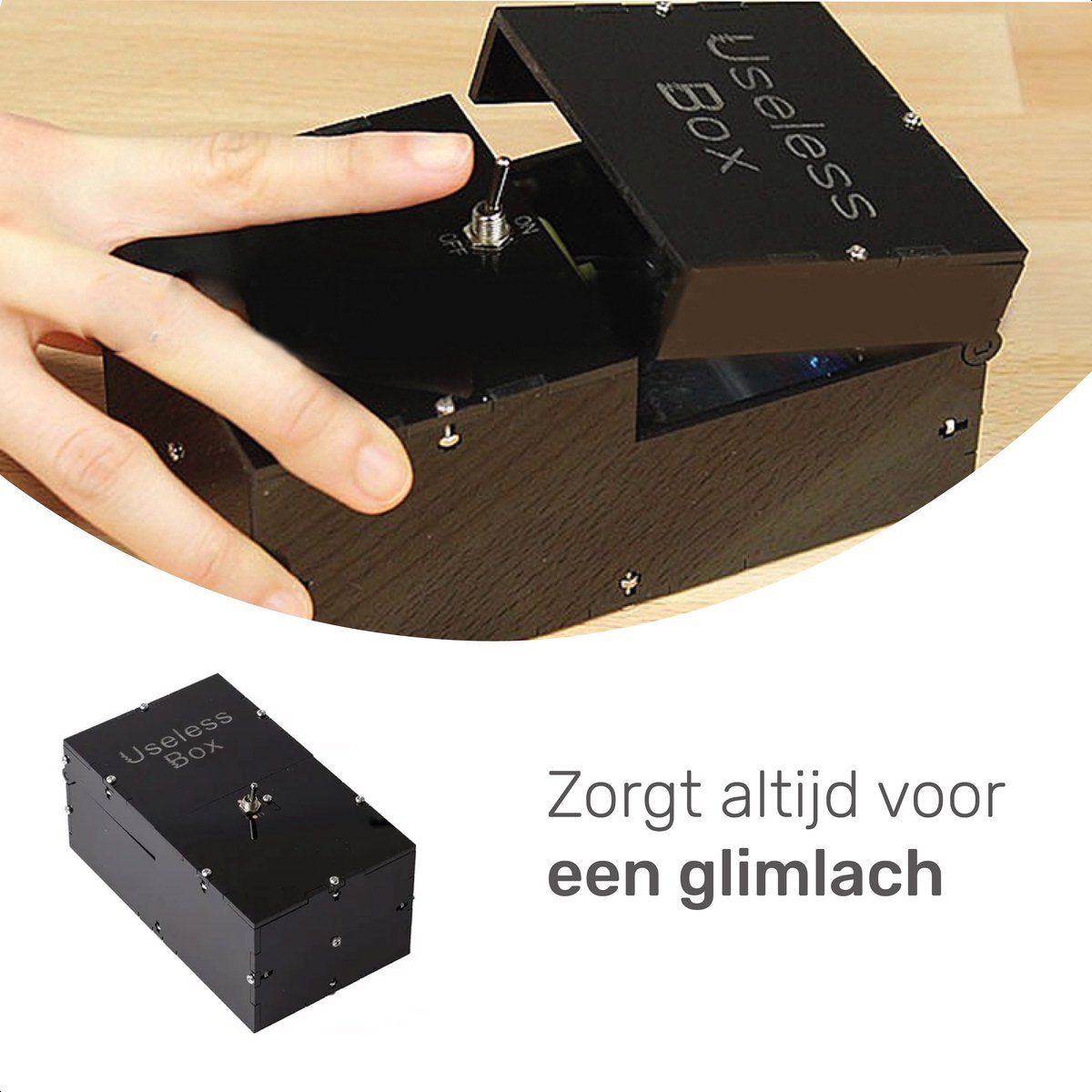 Useless box - Zwart
