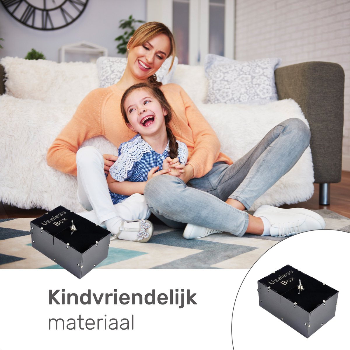 Useless box - Zwart