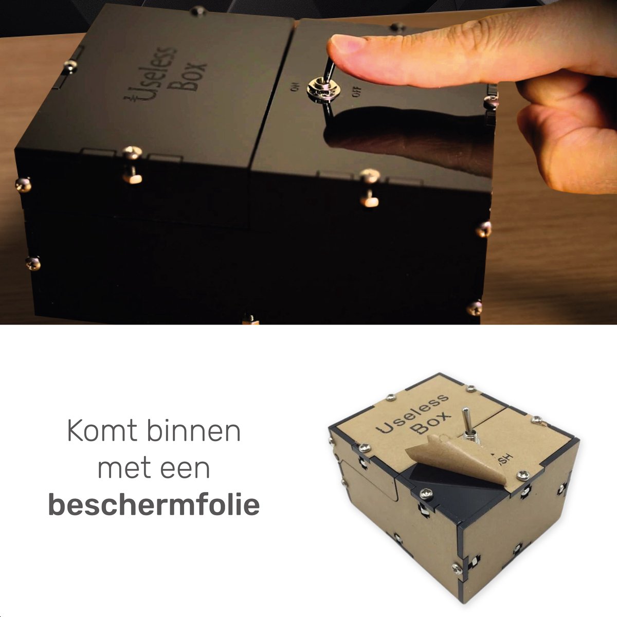 Useless box - Zwart