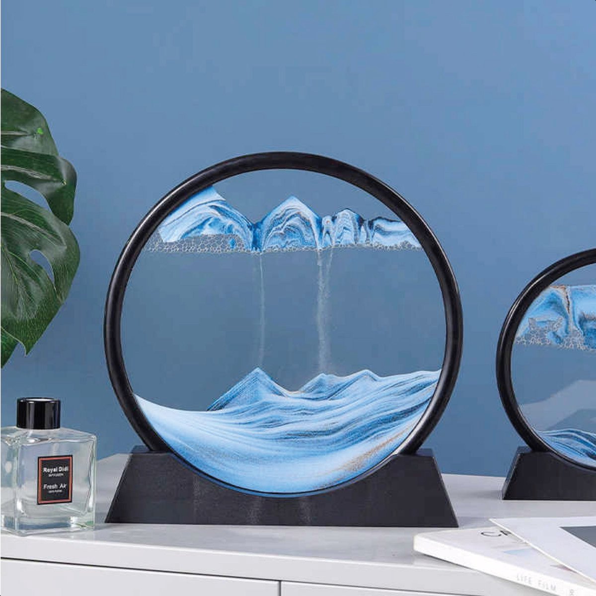 Zandkunst XL - Blauw - Diameter van 30cm