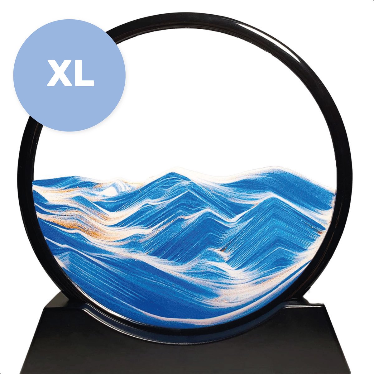 Zandkunst XL - Blauw - Diameter van 30cm