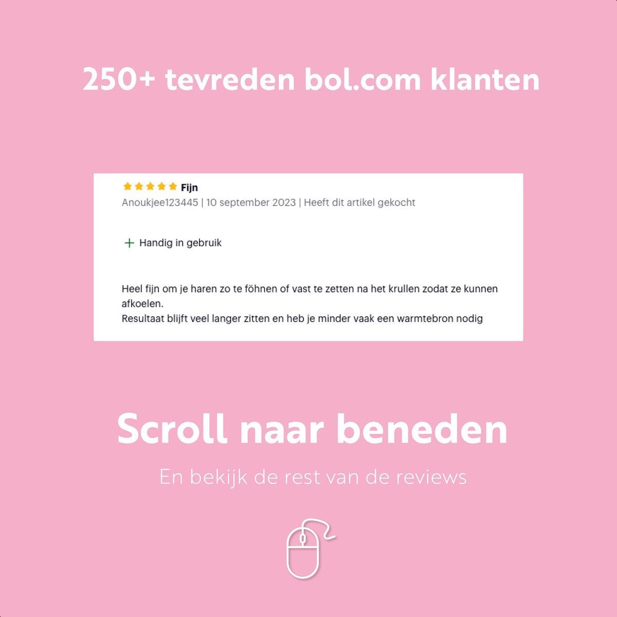 Krulspelden 36 stuks - 3 maten