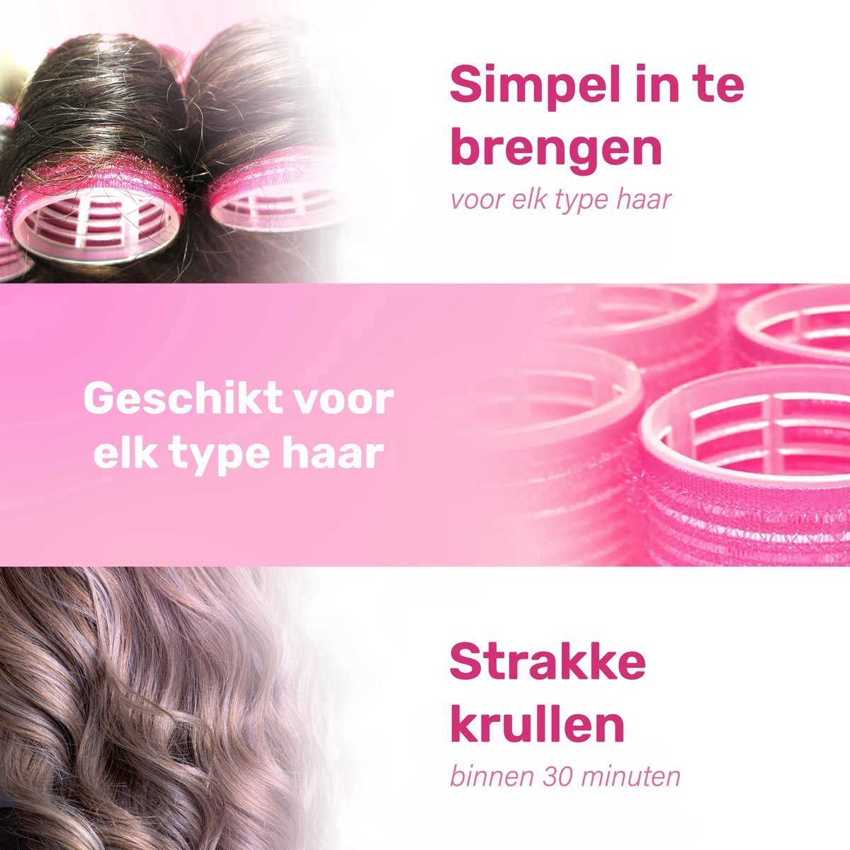 Haarkrulspelden 40 stuks - Incl. 16 haarklemmen