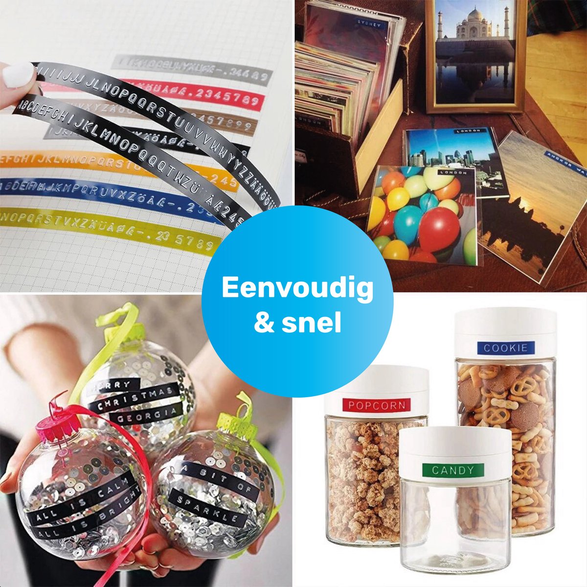 PRO Lettertang - Incl 2 rollen - Label - Printer