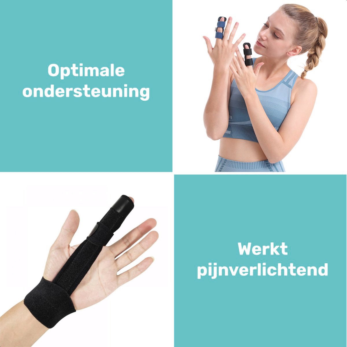 Vingerspalk - Vingertop - One size - 2 PACK
