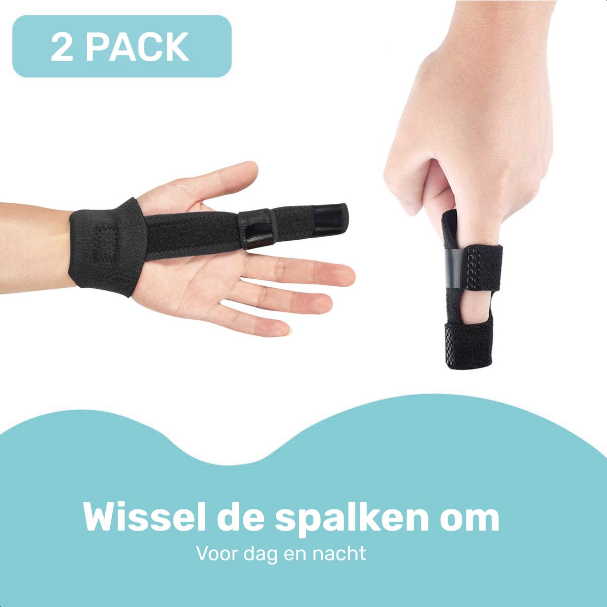 Vingerspalk - Vingertop - One size - 2 PACK