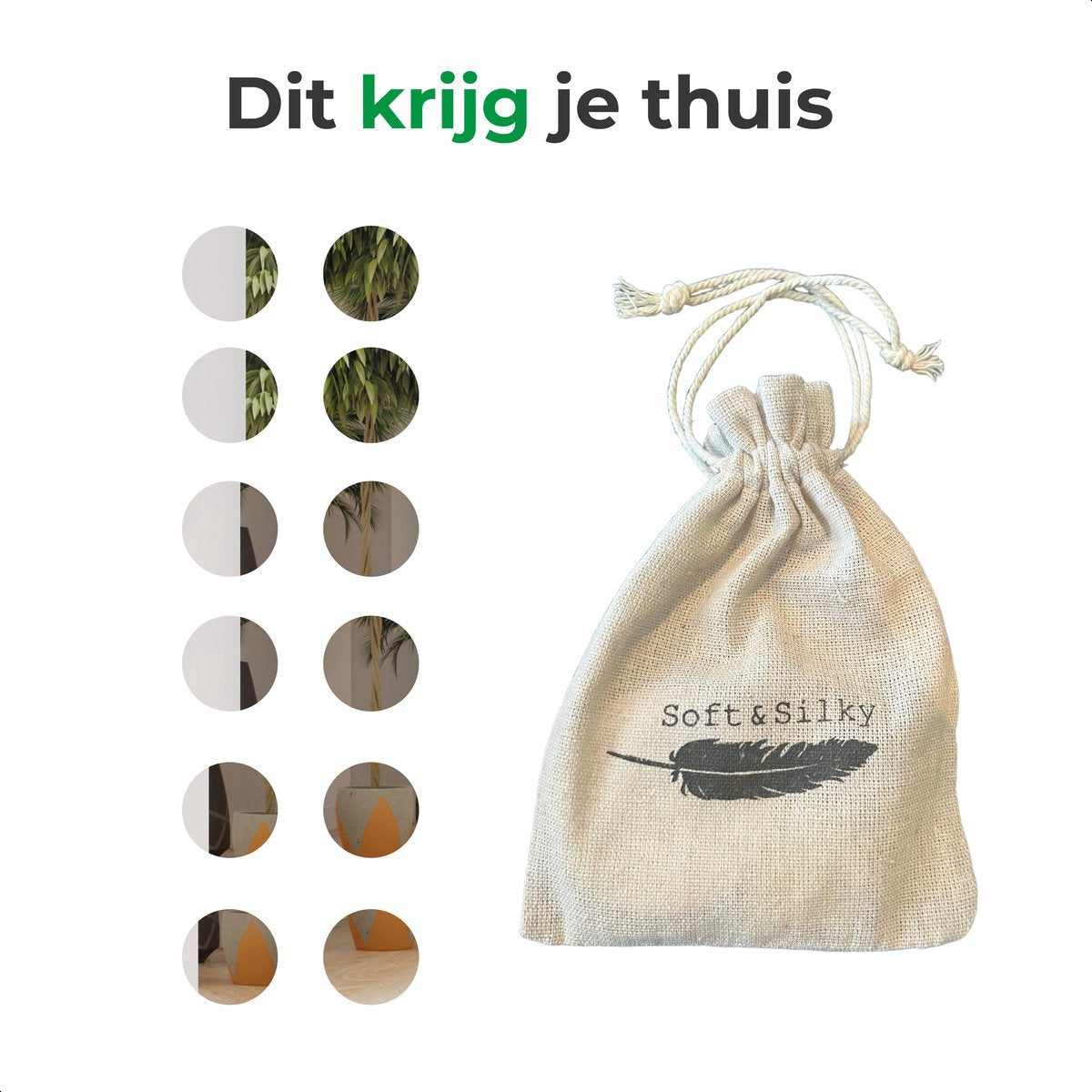 Plakspiegel - 24 stuks - Rond - Zelfklevende