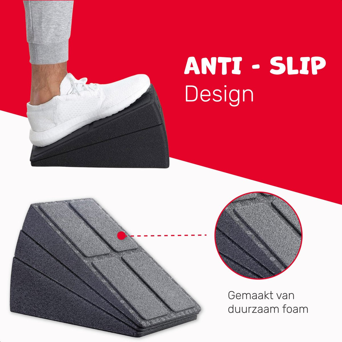 Slant Board - 3 Stuks - Squat block - Anti slip