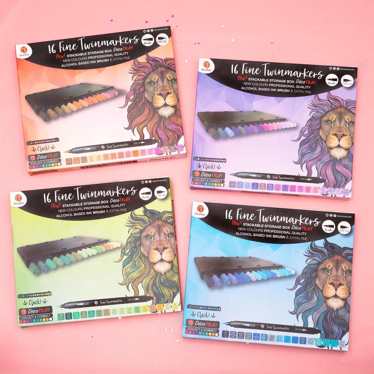 LBB Twinmarkers PRO - 4 pack - 64 stuks