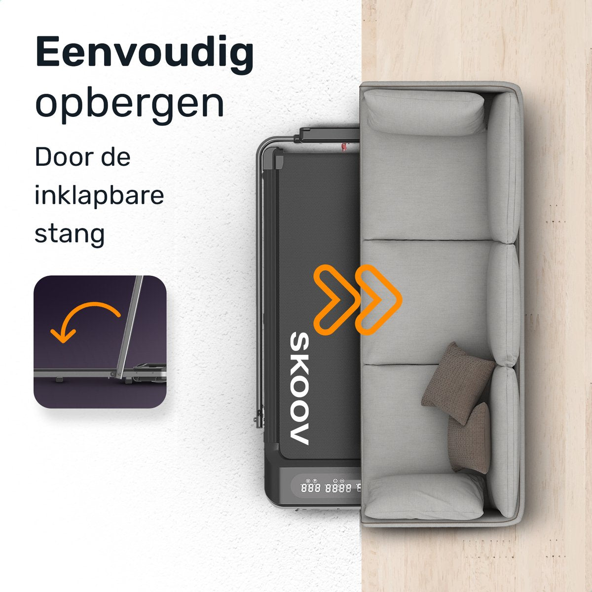 Skoov Loopband Inklapbaar - 1-12km/u