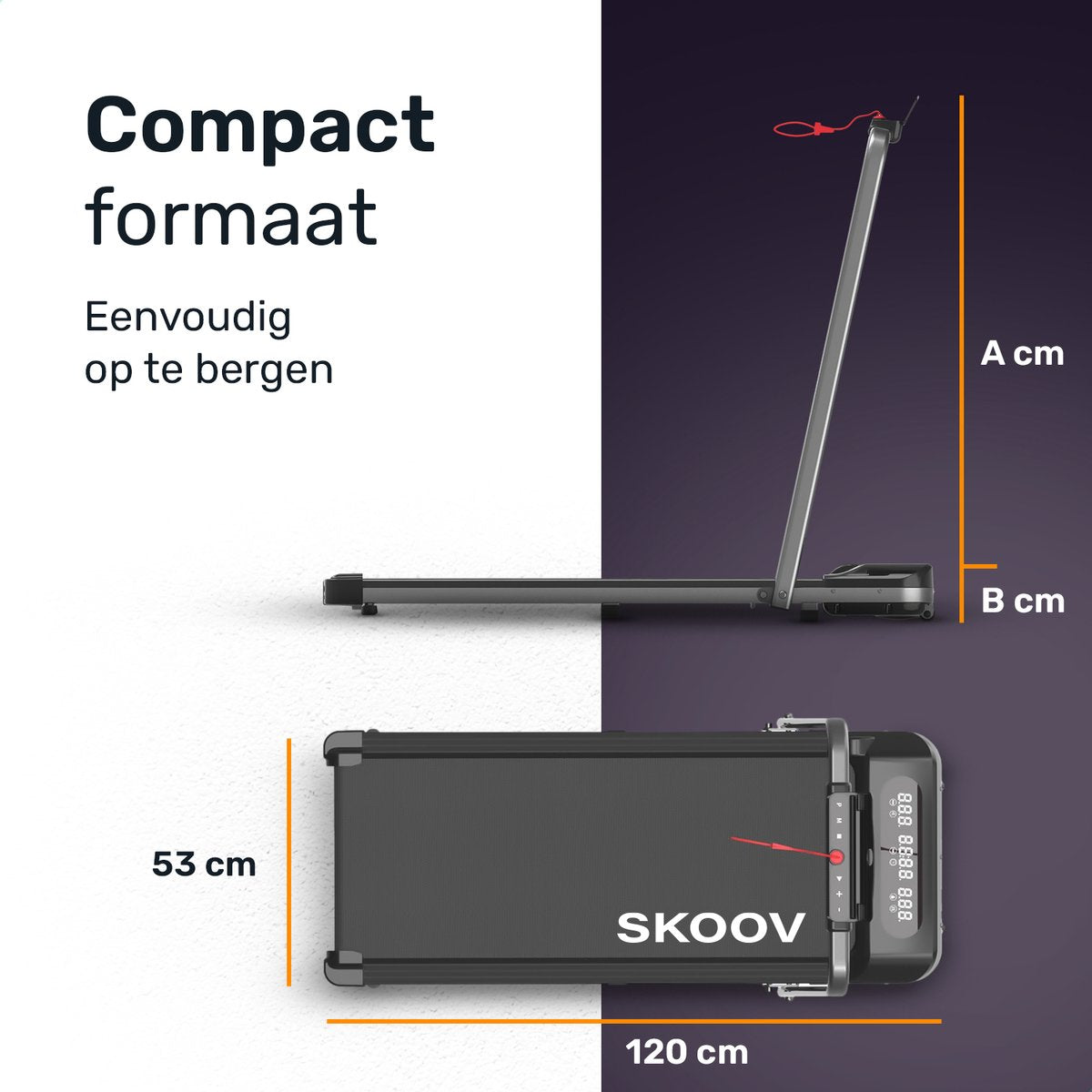 Skoov Loopband Inklapbaar - 1-12km/u