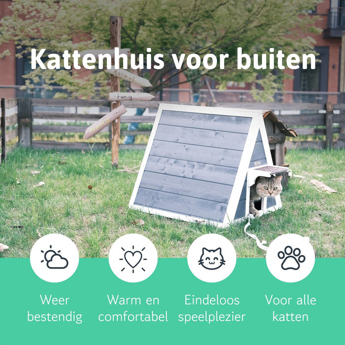 Dutchwide Kattenhuis - Voor buiten