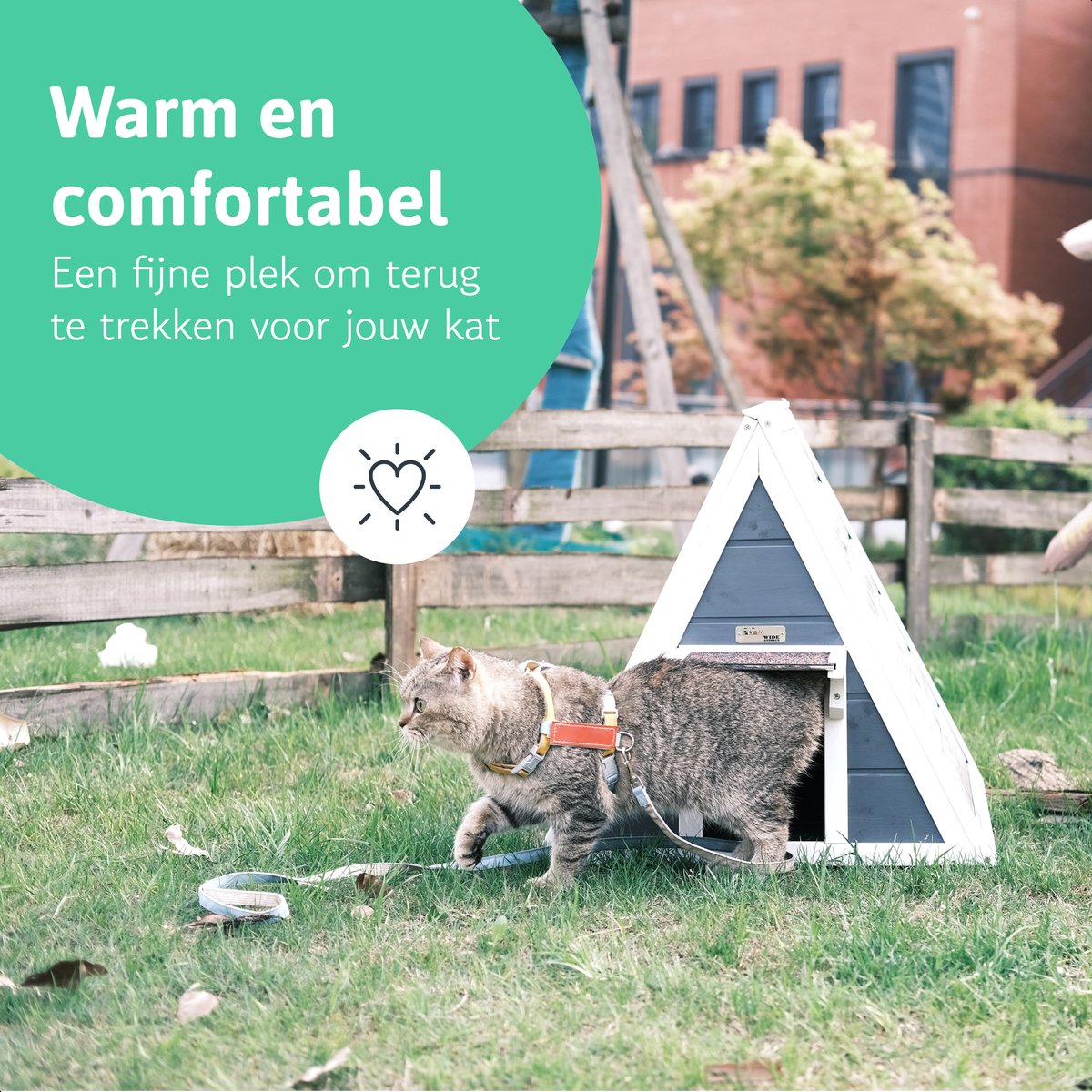 Dutchwide Kattenhuis - Voor buiten