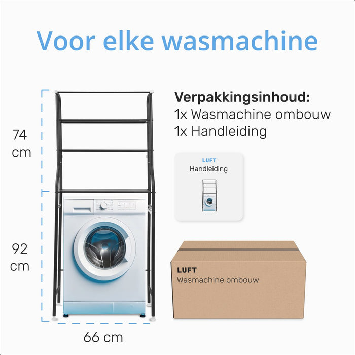 Luft Wasmachine ombouw - Opbouw