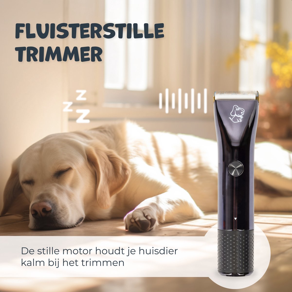 Dutchwide Hondentondeuse - Incl. 4 opzet stukken