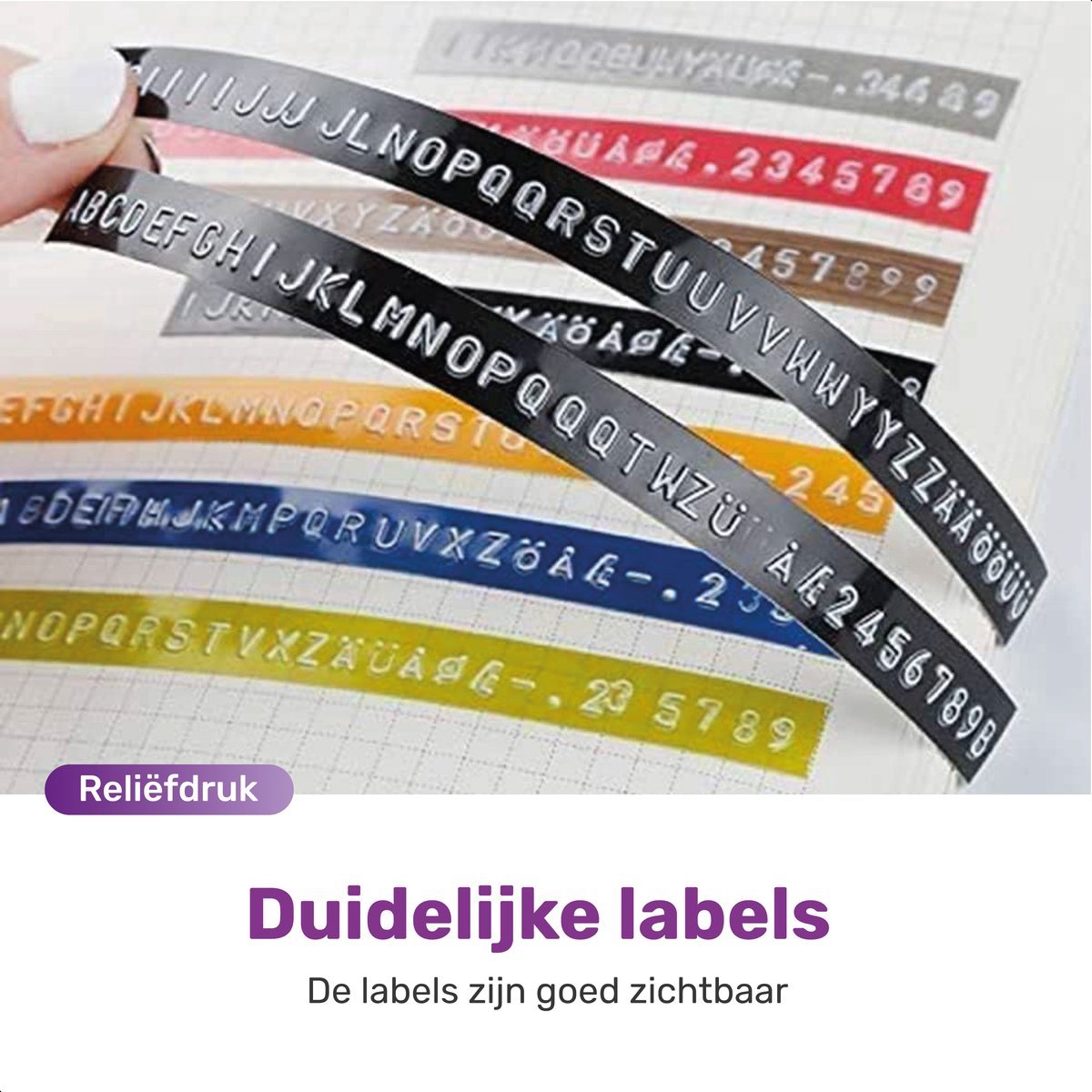 Junior Lettertang - Incl 2 rollen