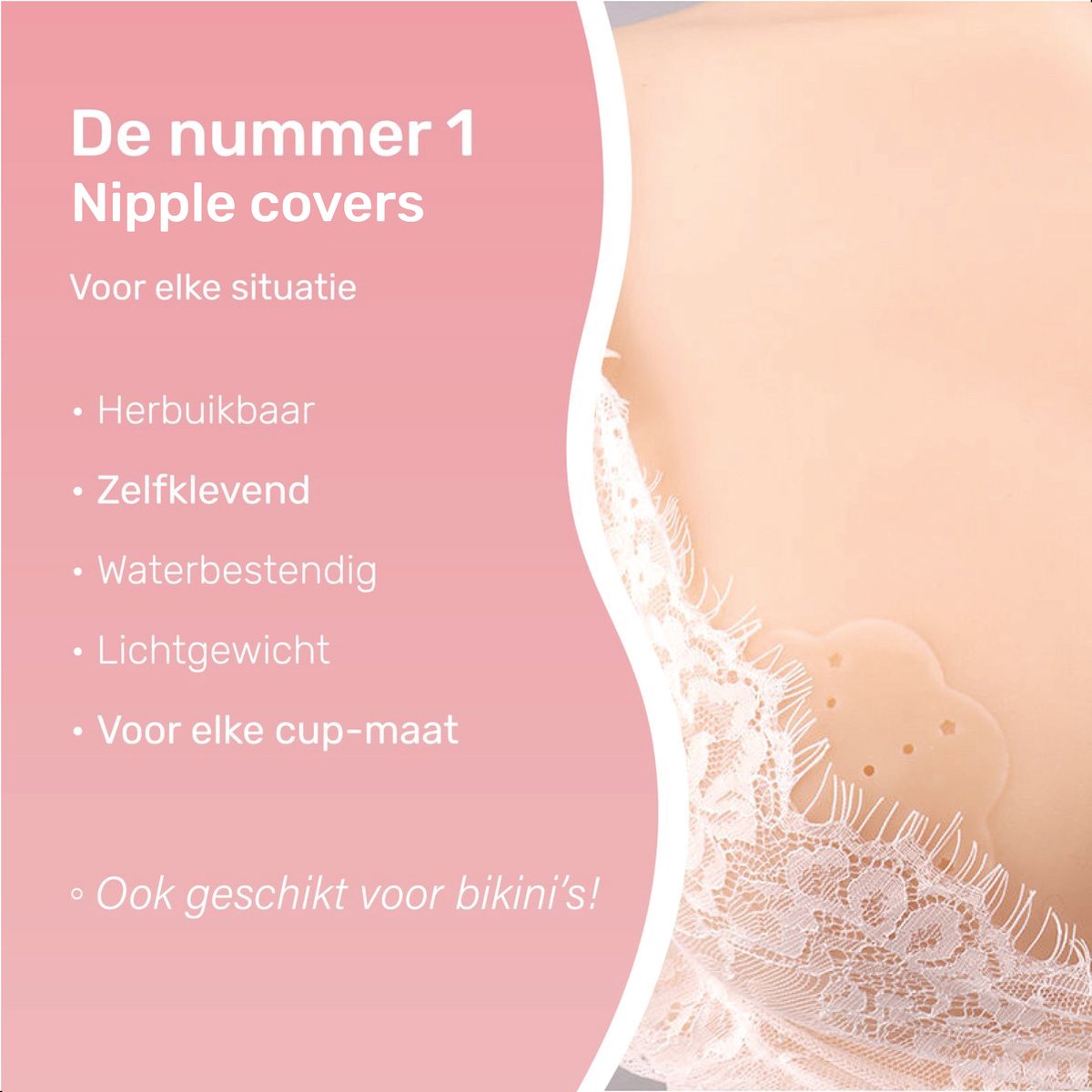 Soft & Silky Nipple covers - 2 stuks