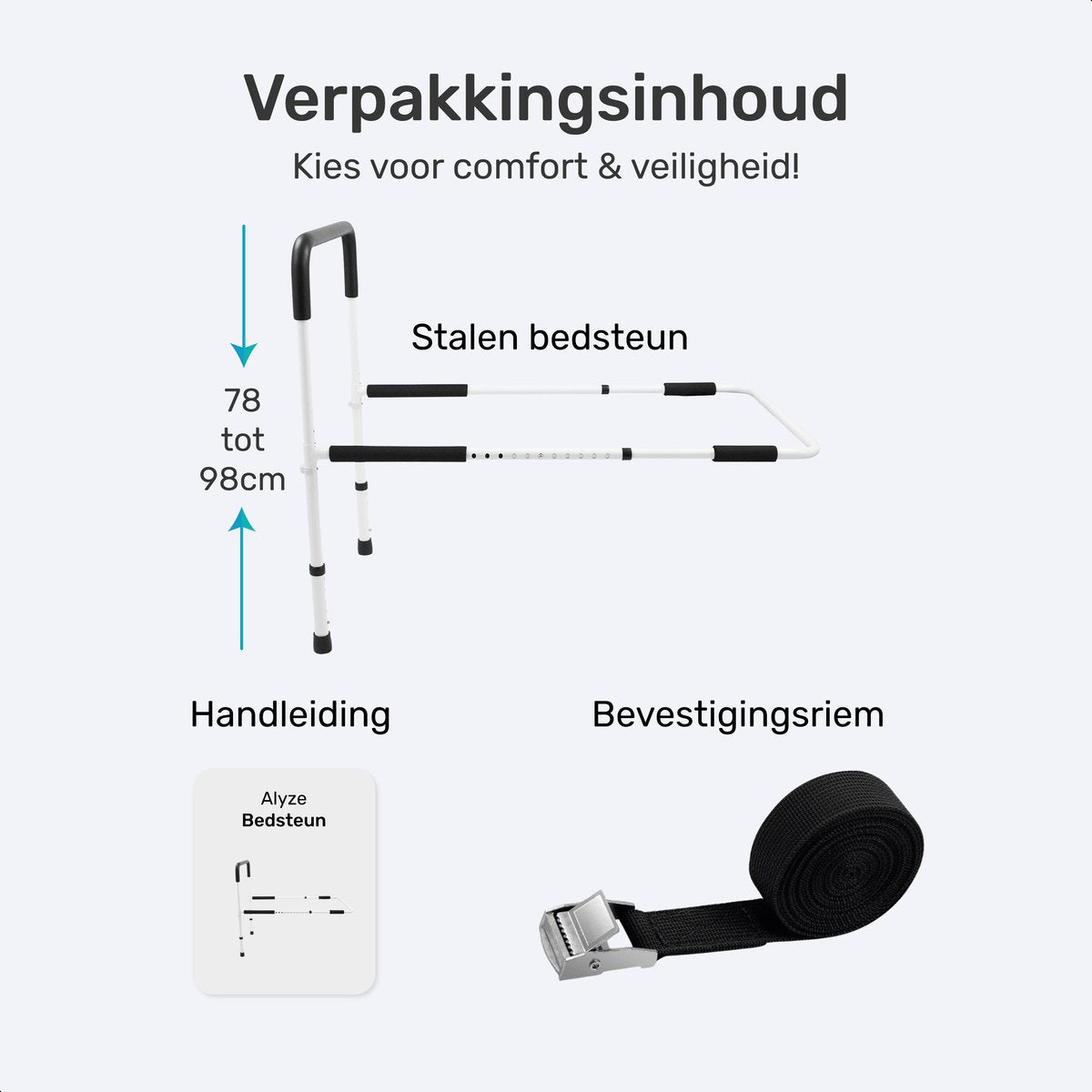 Bedsteun Tot 150KG – Bed beugel