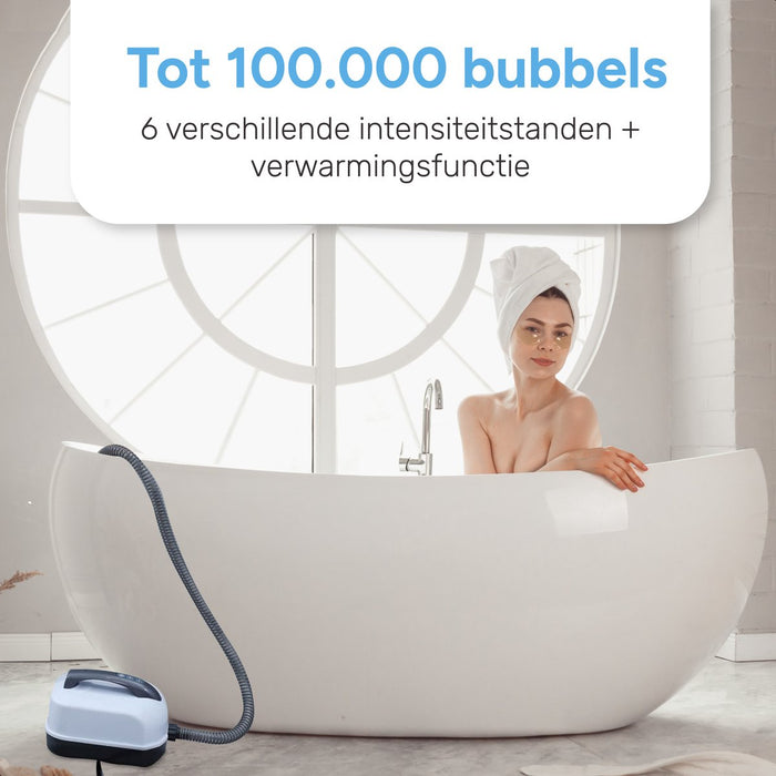 Bubbelbadmat voor in bad - Met kussen & afstandsbediening